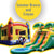buy summer breeze and crayon bounce house and inflatable water slide combo