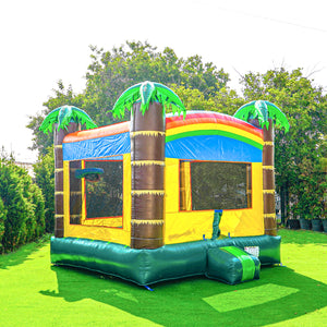 wholesale safari commercial grade bounce house inflatable with trees