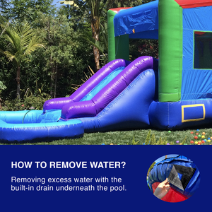 Octopus Bounce House Water Slide with Pool Combo