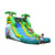 buy wholesale 12 ft lightweigh safari inflatable water slide with trees in green and yellow