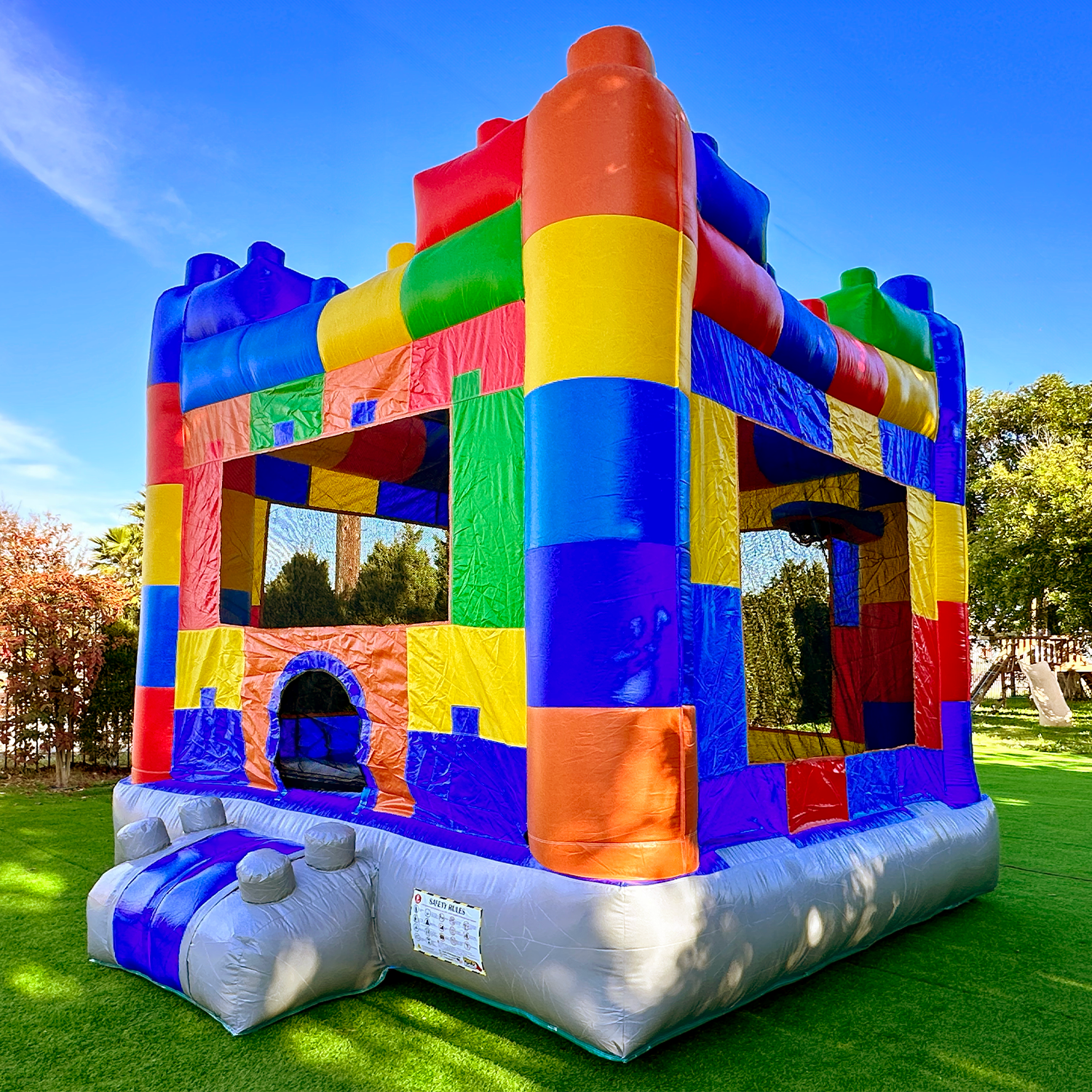 Can Toddlers to Teens Play in a Commercial Bounce House with a Slide?