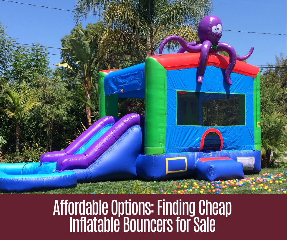 explore various strategies for locating cheap inflatable bouncers for sale