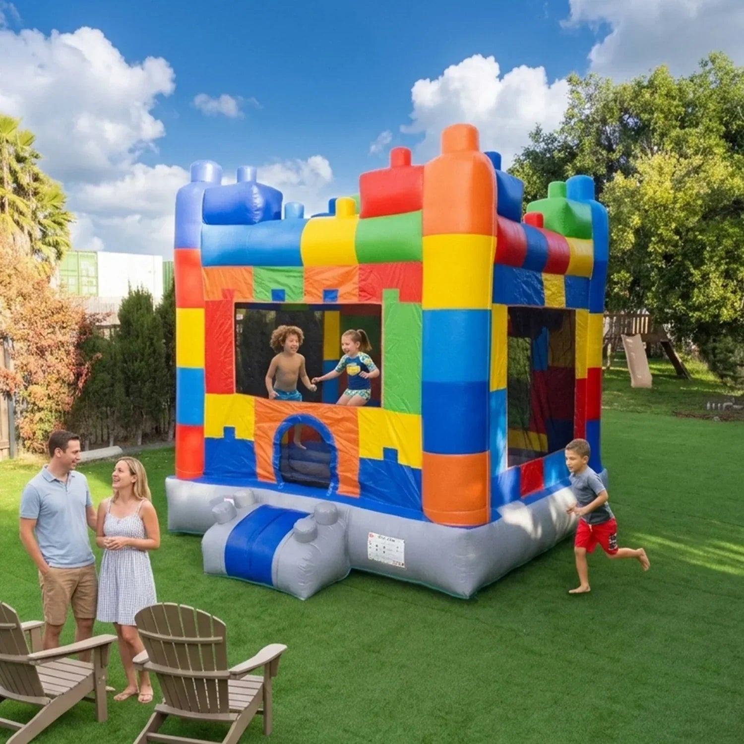 Commercial-grade bounce house