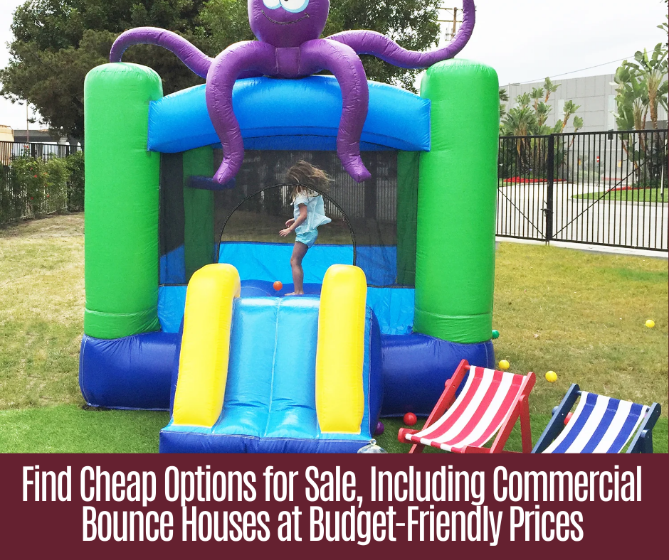 cheap bounce houses for sale that cater to various needs and budgets
