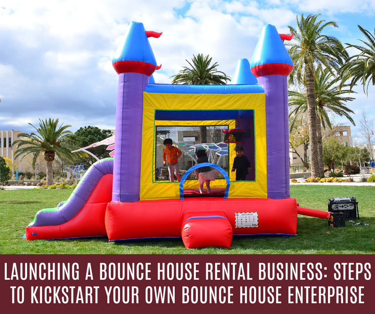 commercial-grade bounce house