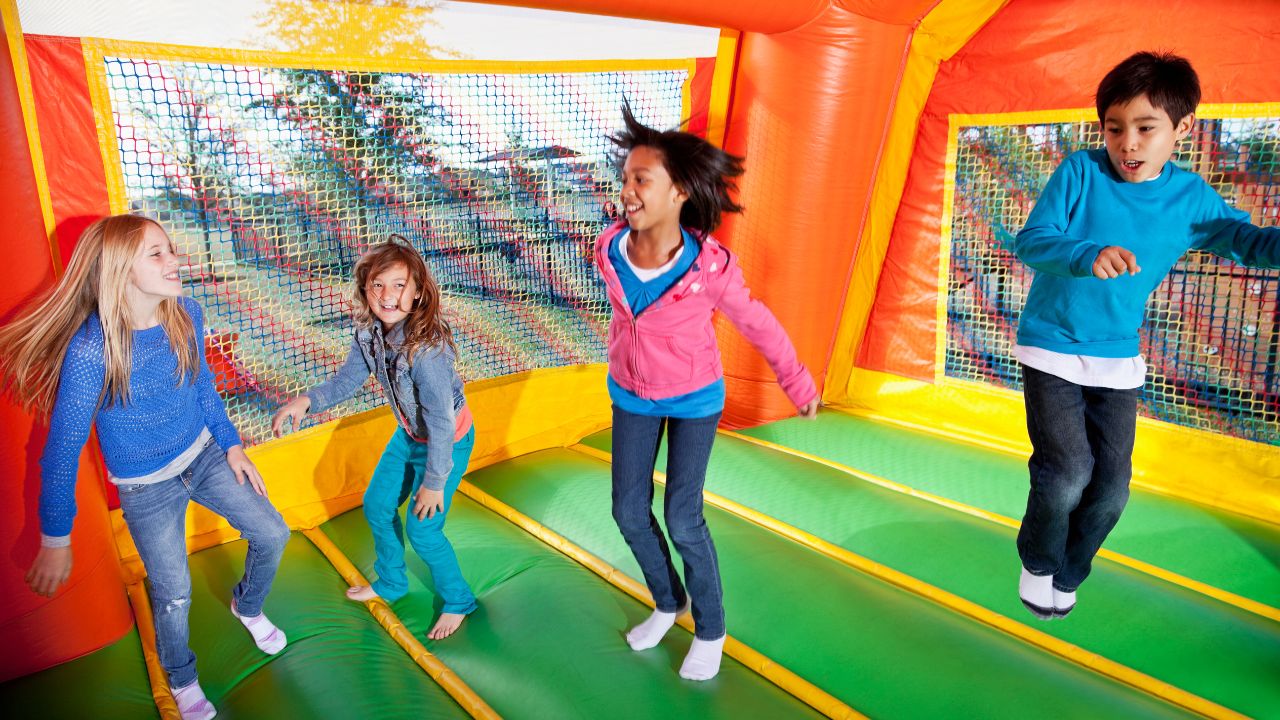 Bounce house water slide combos