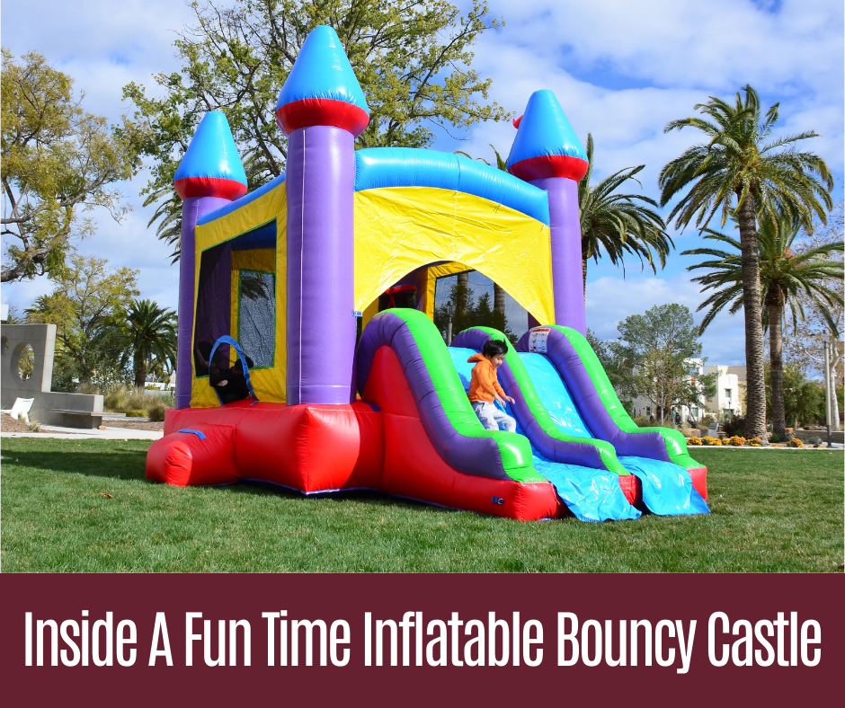 Inside A Fun Time Inflatable Bouncy Castle