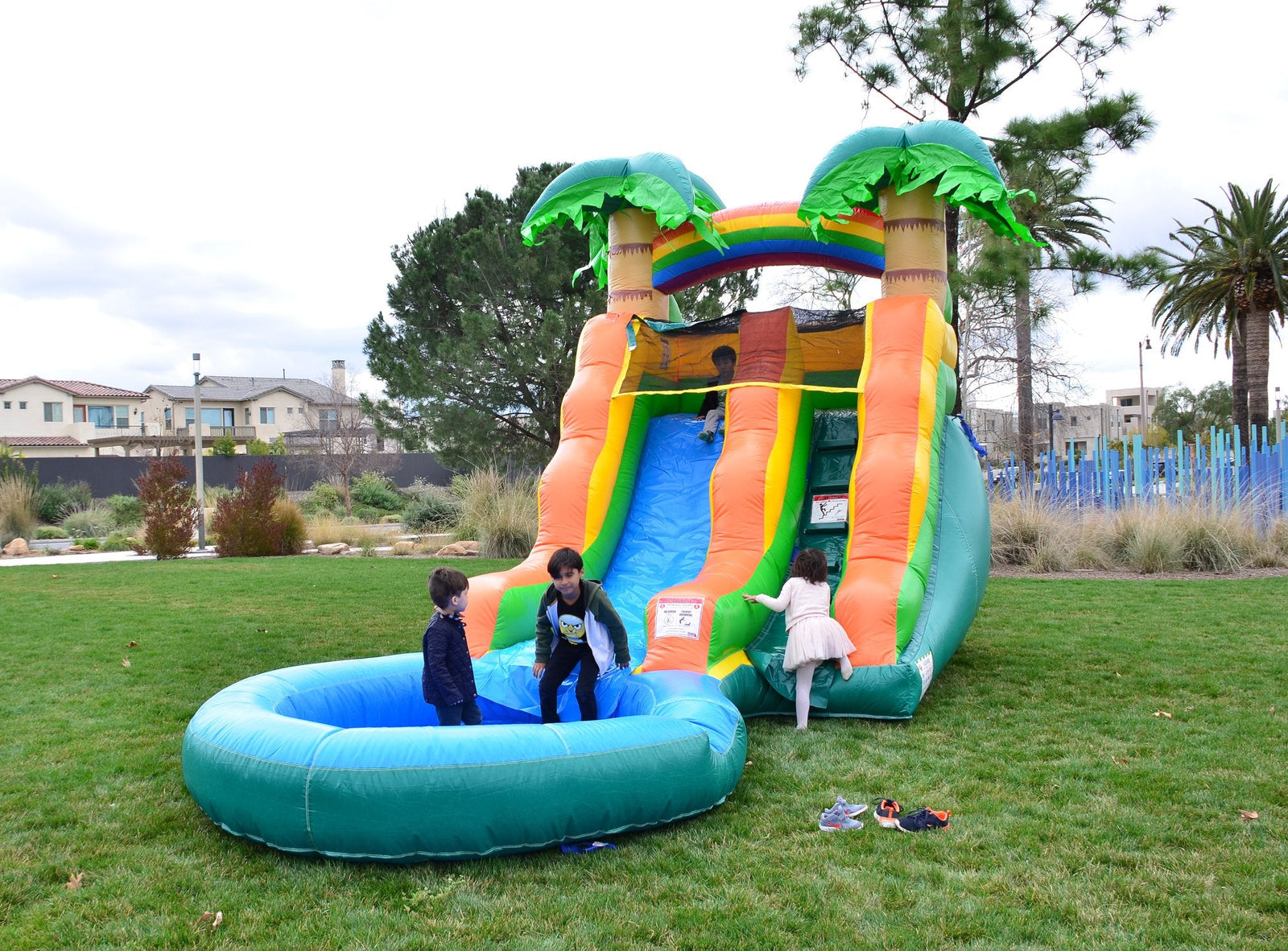 buy a bounce house for backyard birthdays