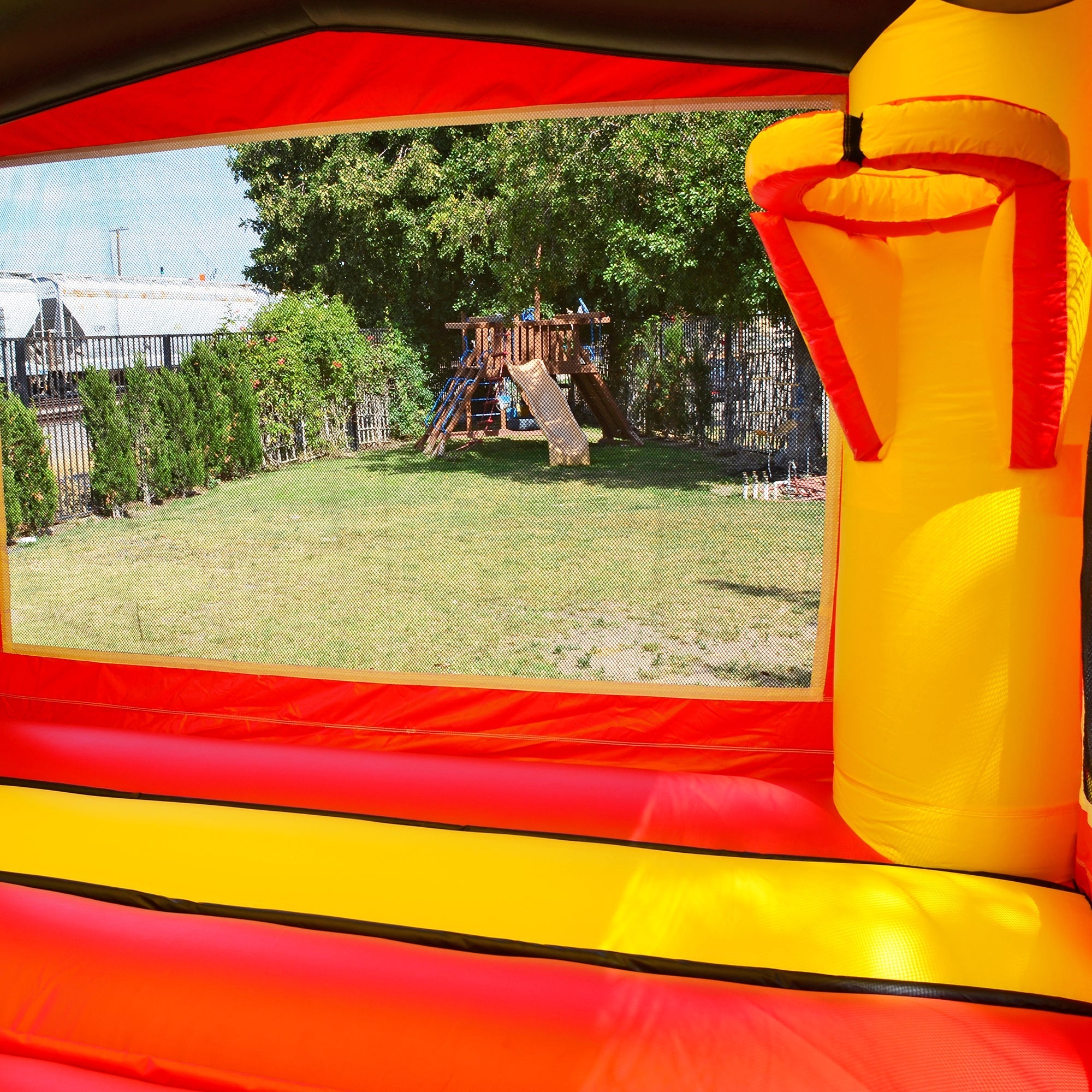 heavy-duty stakes with our commercial inflatables