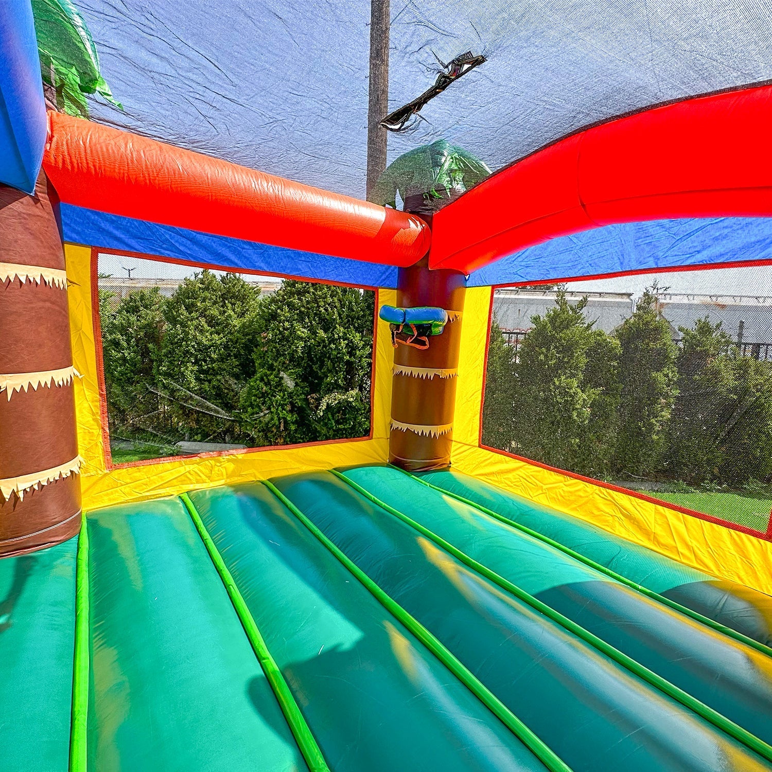 bounce houses with toddler slide attachments