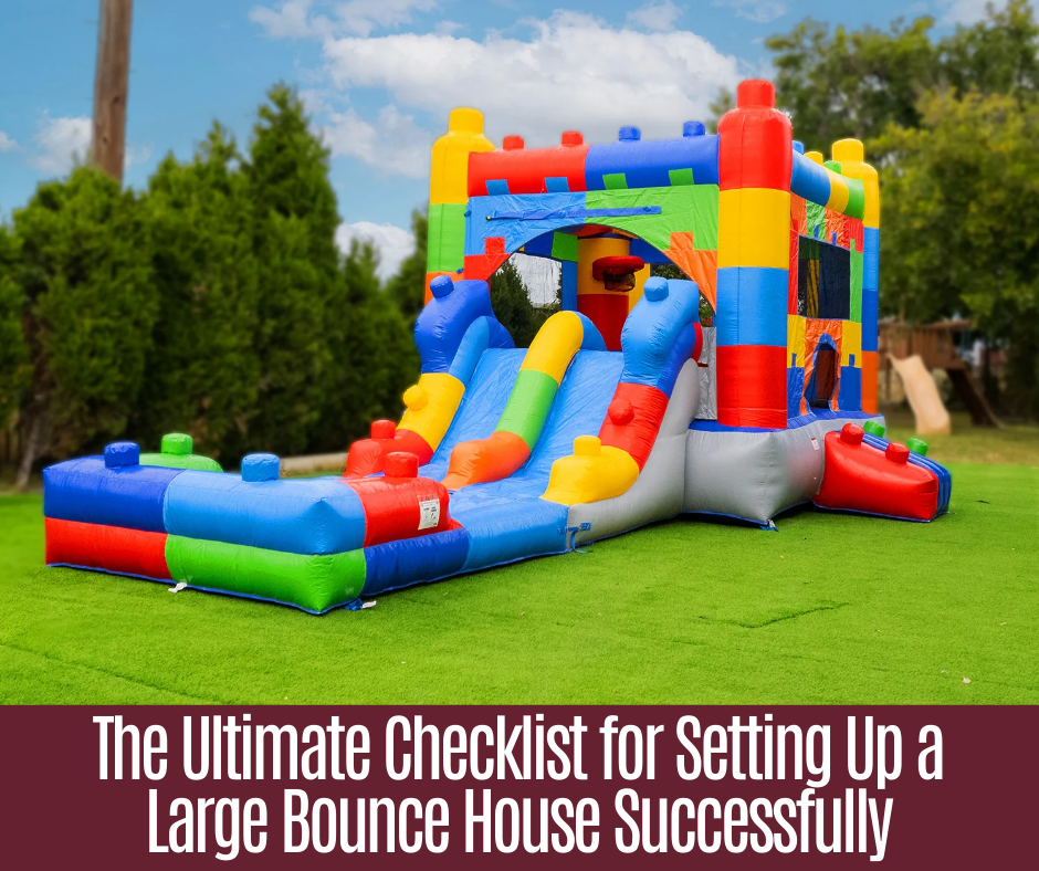 Wet Inflatable Checklist Checklist for Setting Up a Large Bounce House Successfully - Hero Kiddo ...