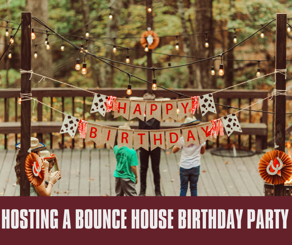 Hosting a Bounce House Birthday Party
