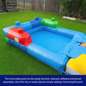 Block Party 14'x26’ Bounce House Water Slide Combo