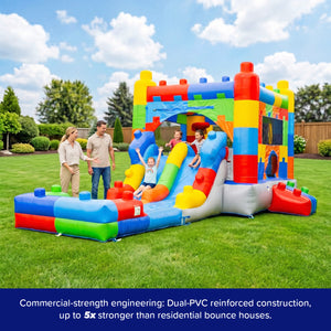Block Party 14'x26’ Bounce House Water Slide Combo