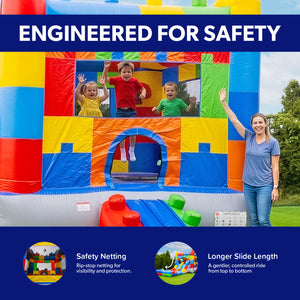 Block Party 14'x26’ Bounce House Water Slide Combo