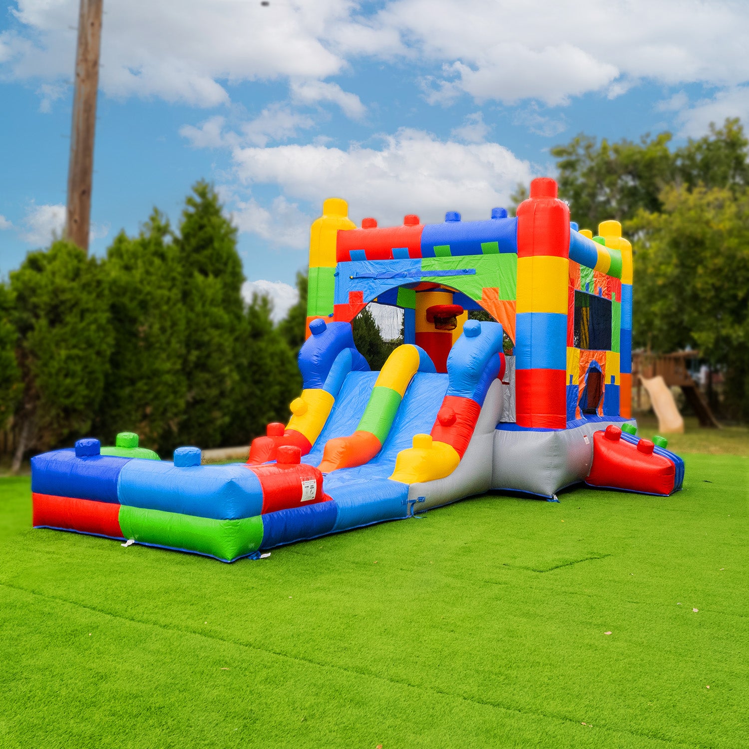 Block Party 14'x26’ Bounce House Water Slide Combo