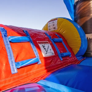 Ocean Shark Bounce House Water Slide with Pool Combo