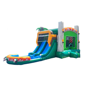 NEW! T-Rex Adventure XL Inflatable Bounce House Combo With Attached Pool