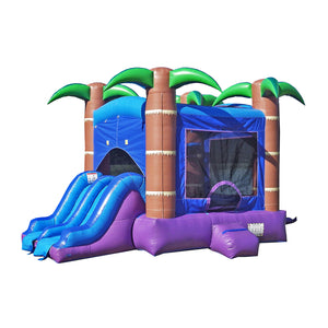 Enchanted Forest Bounce House with Dual Slide Combo