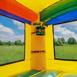 Tropical Breeze Bounce House with Slide Combo