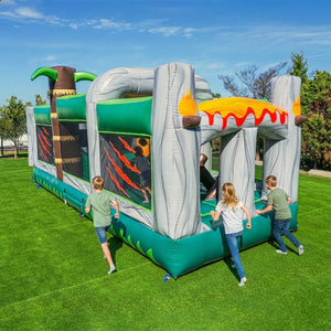 NEW! T-Rex Adventure 20’ Inflatable Obstacle Course