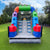 NEW! Block Party 12' Dual Lane Backload Water Slide with Attached Pool