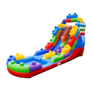 NEW! Block Party 16' Water Slide and Pool