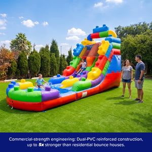 Block Party 16' Water Slide and Pool