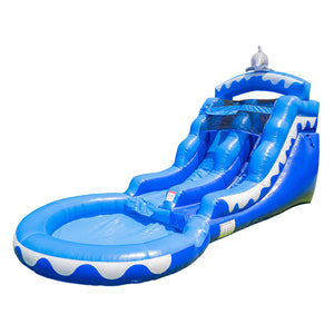13' Dolphin Water Slide with Pool
