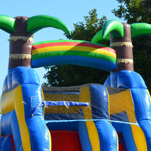 15' Ocean Shark Water Slide with Detachable Pool