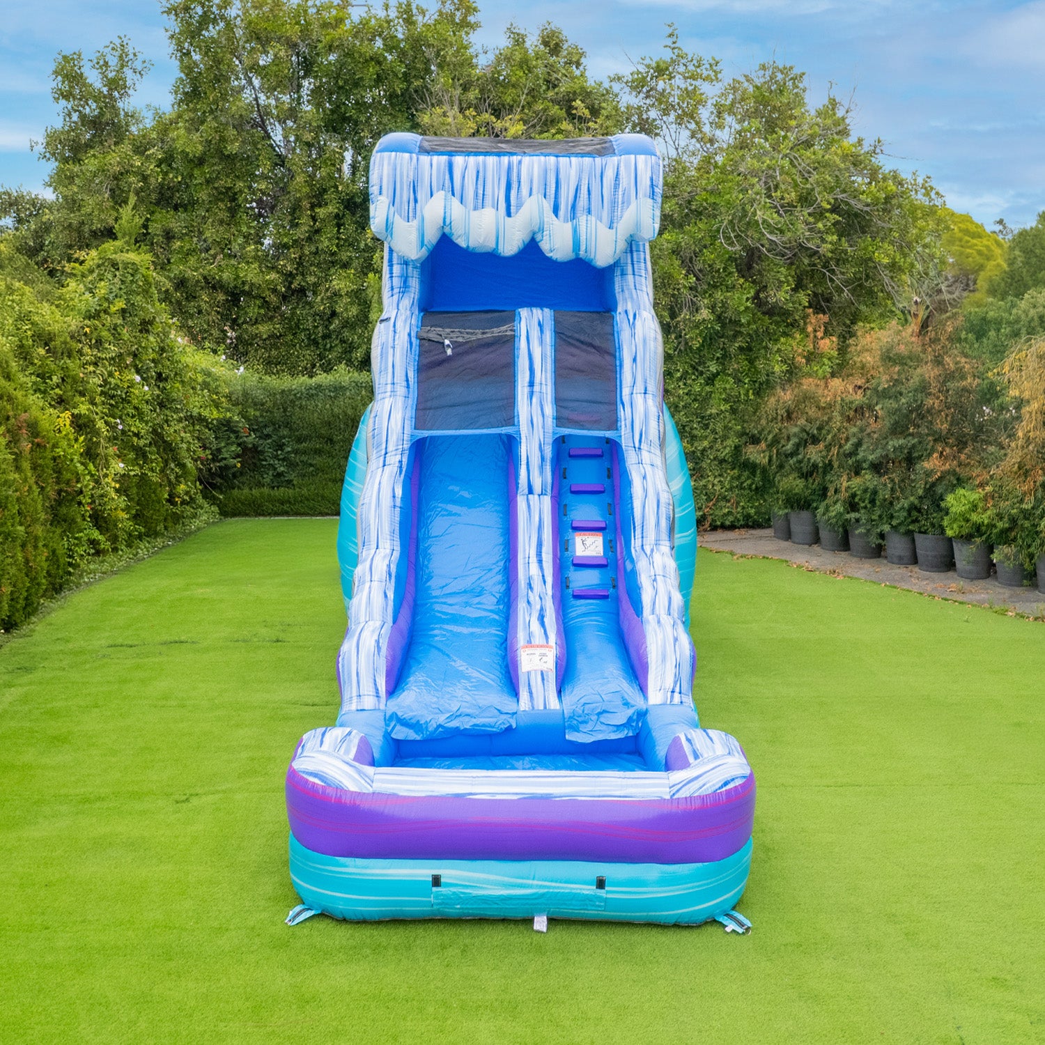 NEW! Ocean Wave 16' Water Slide with Attached Pool