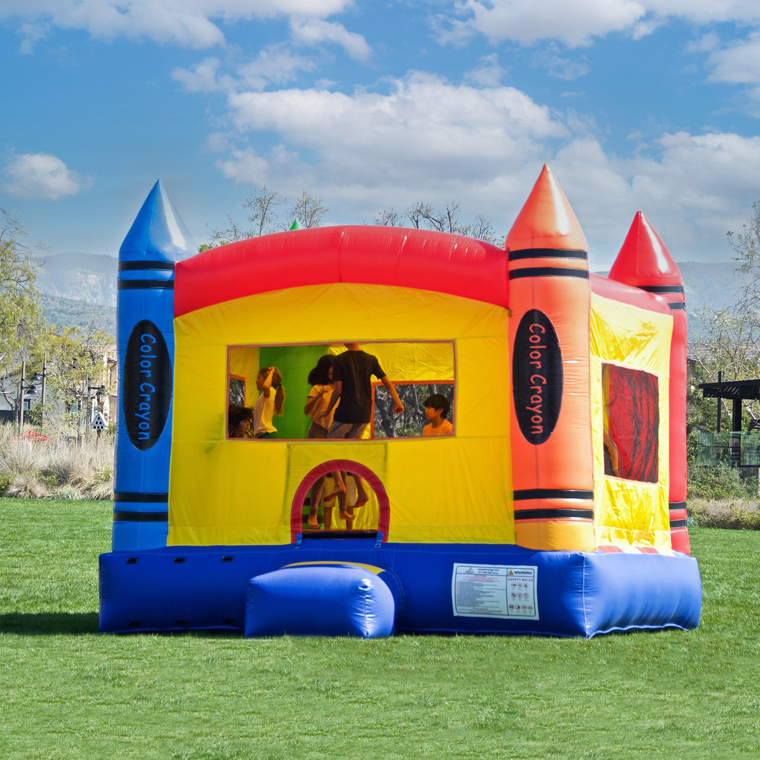 Crayon Bounce House