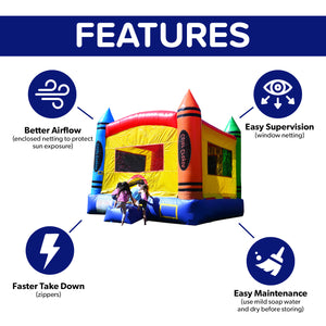 Crayon Bounce House