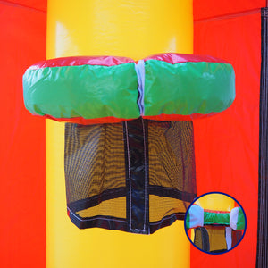 NEW! Ninja Warrior Dual Lane Inflatable Bounce House Combo