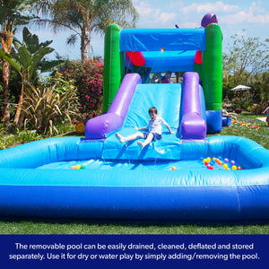 Octopus Bounce House Water Slide with Pool Combo