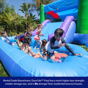 Octopus Bounce House Water Slide with Pool Combo