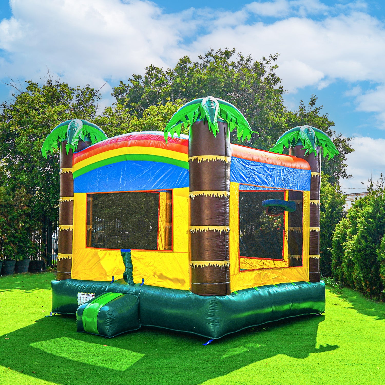 Safari Party House Bounce House 13x13 - Hero Kiddo Adventure Zone