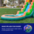 Tropical Breeze Bounce House Water Slide with Detachable Pool Combo