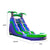 16' Purple Tropical Water Slide with Attached Pool