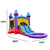Jelly Bean Castle 26' x 13.5' Bounce House and Dual Slide Combo with Detachable Pool