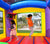 Jelly Bean Castle 17.5' x 13.5' Bounce House and Dual Lane Slide Combo