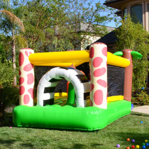 Rainforest Waterfall 12' x 9' Bounce House and Slide Combo with Pool